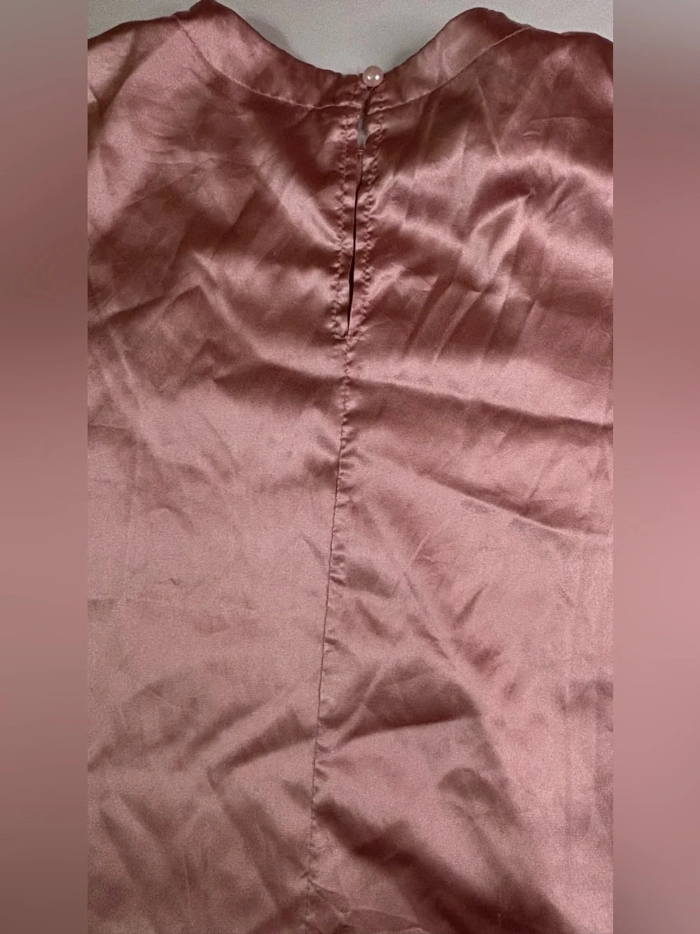 Satin Blush Pink Short Pajama Set - Women Intimates & Sleepwear Sz M